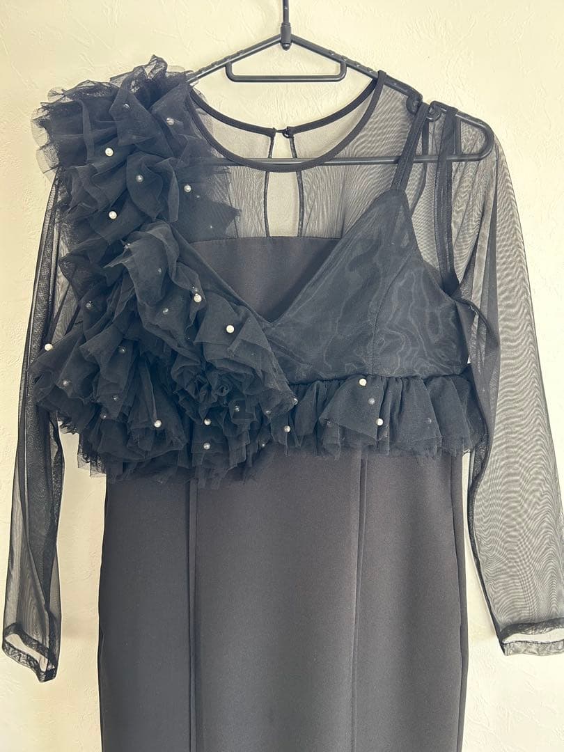 美品　 ANDRESD パールビスチェドレス　Mサイズ