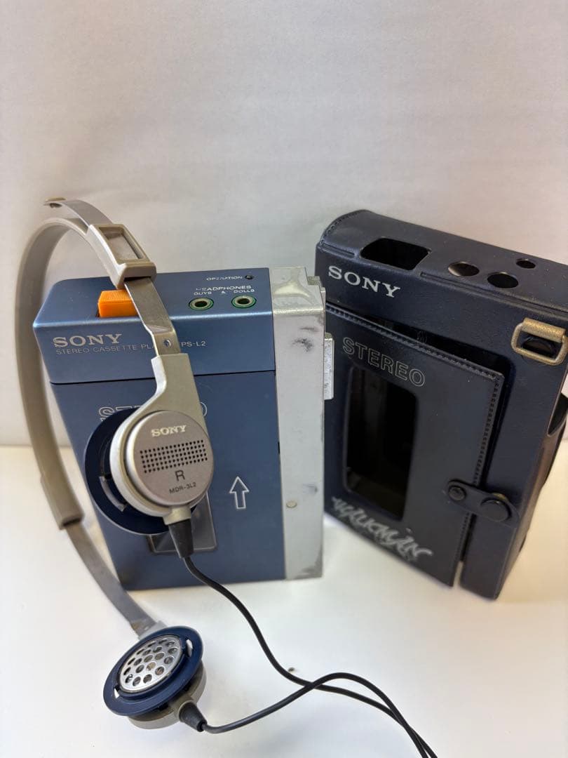 ★SONY 初代ウォークマンTPS-L2 •ヘッドホンMDR-3L2★ジャンク品