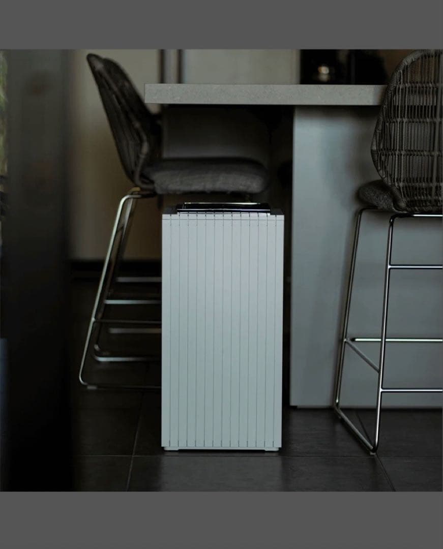 ZitA SQUARE ふた付きごみ箱 45L 白