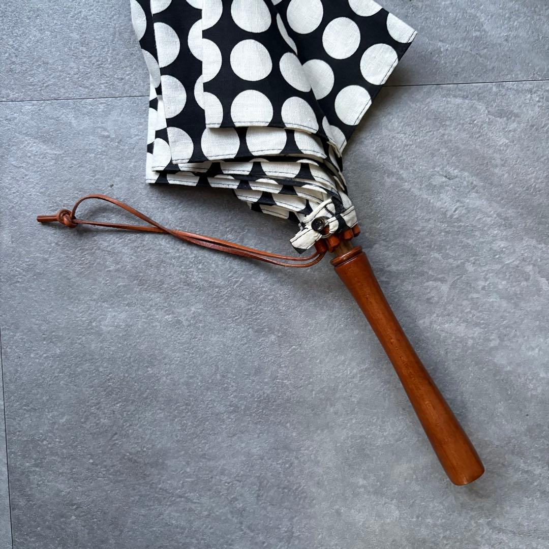 umbrella leaf ドット日傘