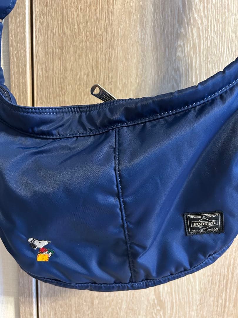 ♪ PORTER スヌーピー ボディバッグ ネイビー