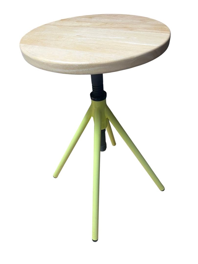 昇降式　リフティングスツール　Yellow legs lifting stool