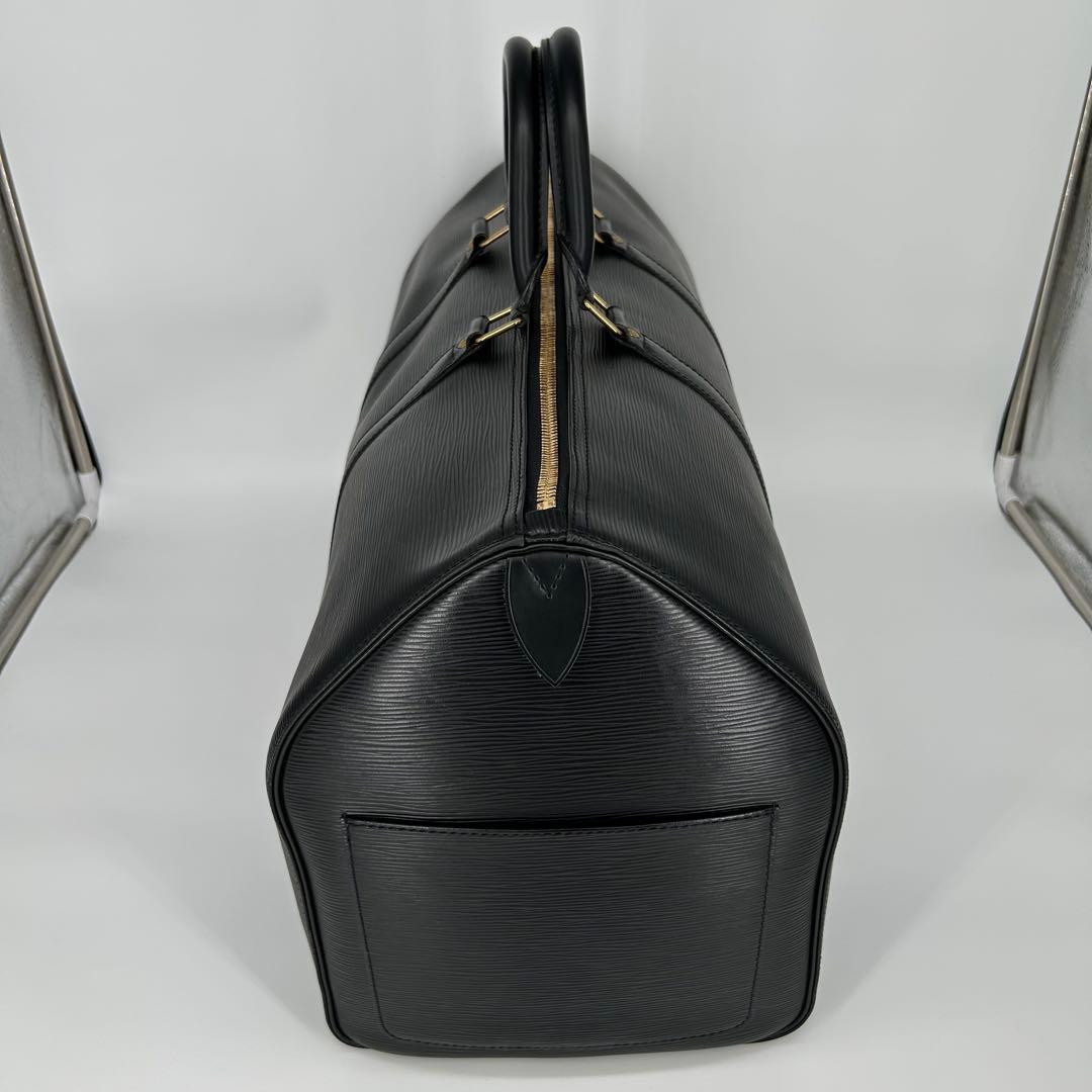 ルイヴィトン エピ キーポル50 M42962 黒 ボストンバッグ 保存袋 鍵付