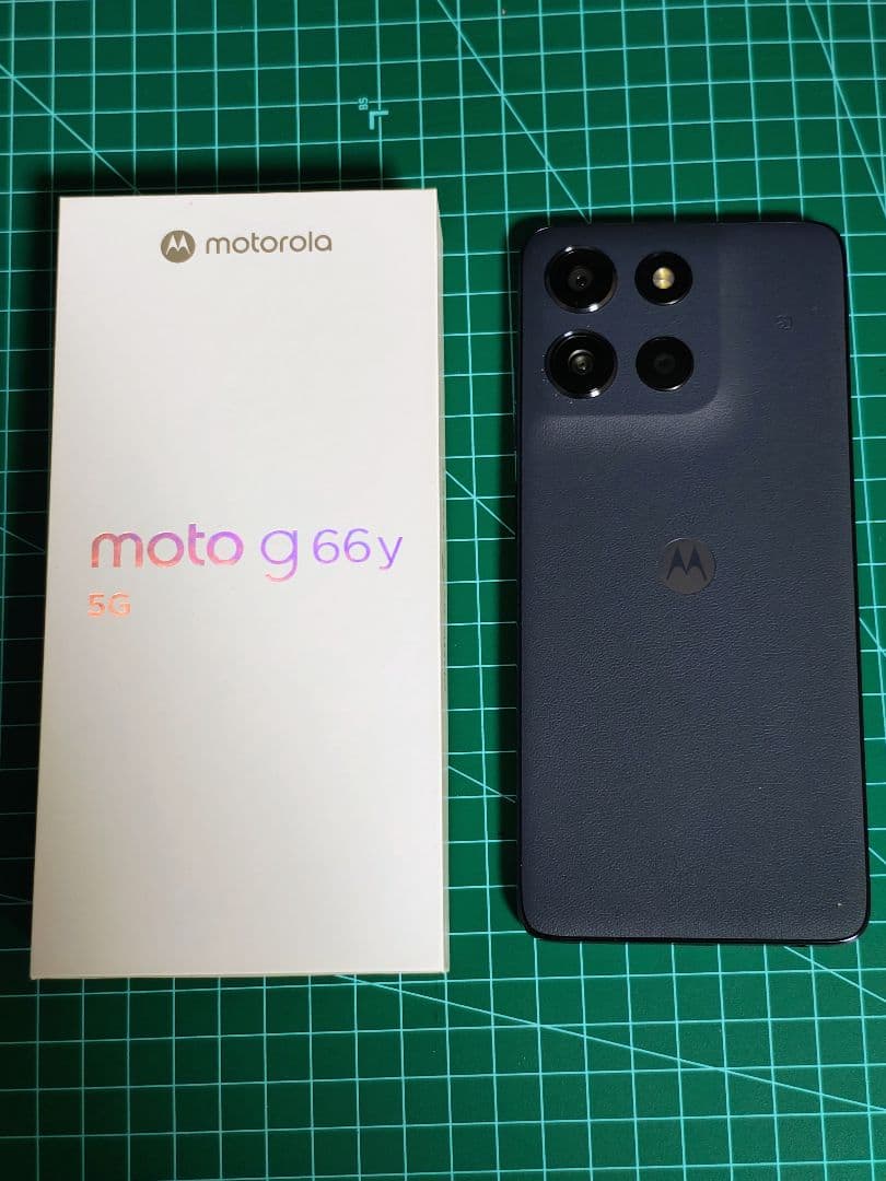 【ほぼ新品】moto g66y 5G ブラックオイスター 本体