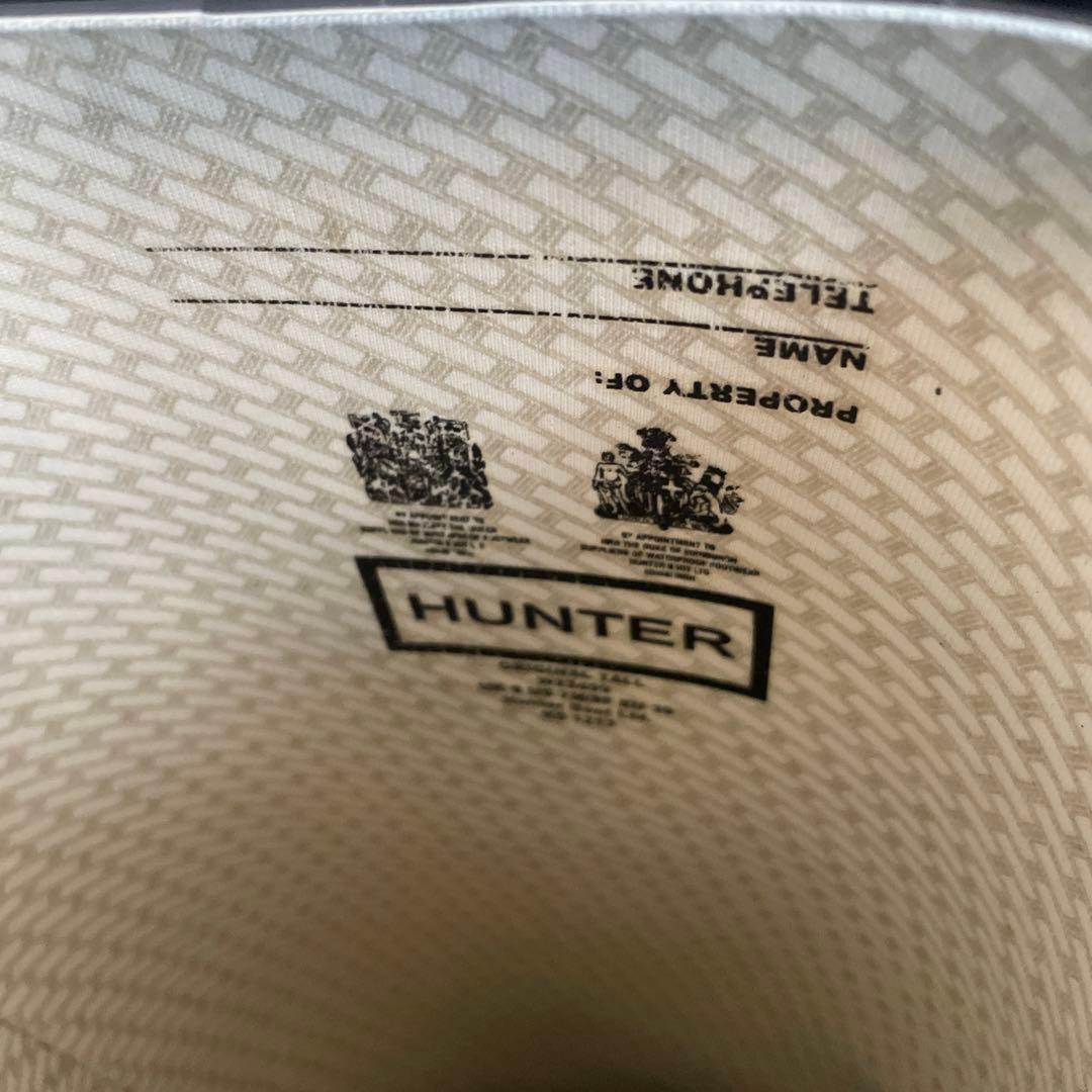 【美品】HUNTER ハンター　長靴　ブラック UK 6 エコメルカリ便