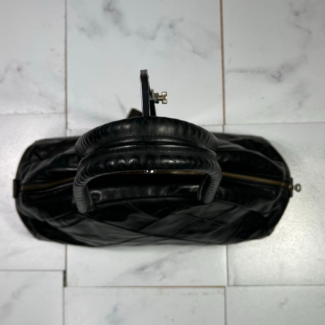 Jas-M.B. レザー ボストンバッグ トートバッグ ブラック 本革