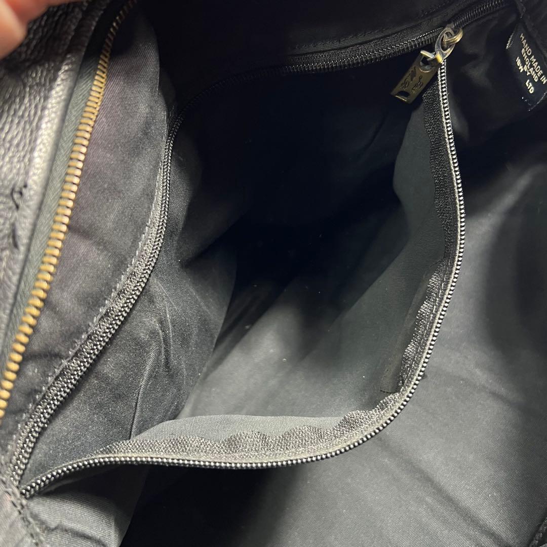 Jas-M.B. レザー ボストンバッグ トートバッグ ブラック 本革