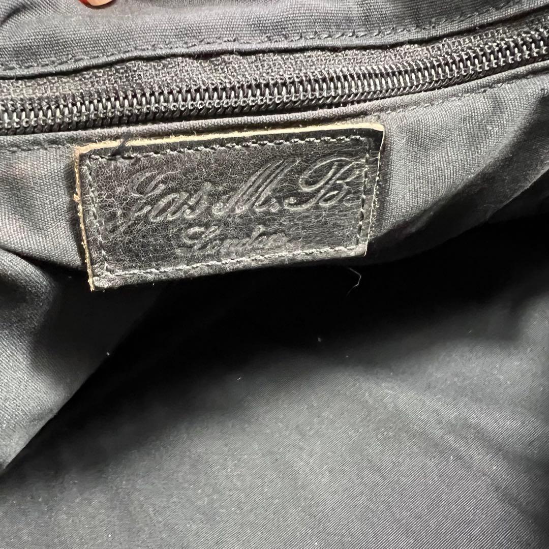 Jas-M.B. レザー ボストンバッグ トートバッグ ブラック 本革