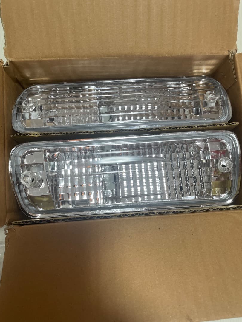 プラド78クリスタルフロントウィンカー左右セット