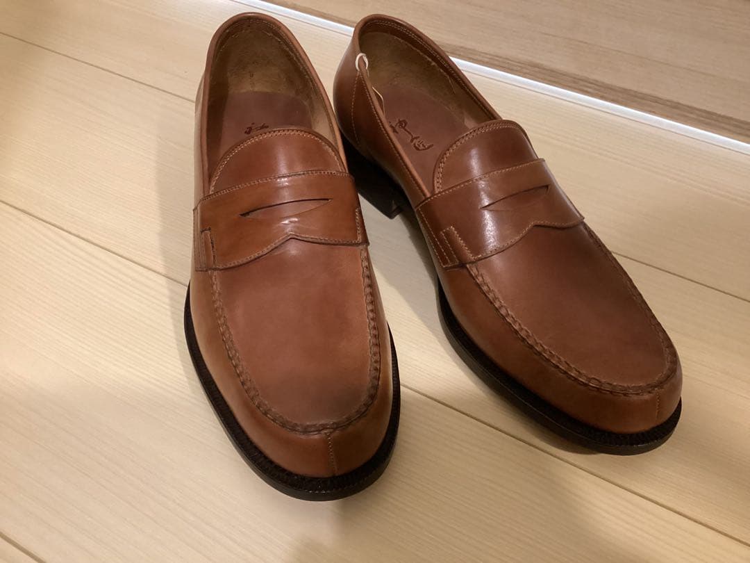 希少新品未使用品　神匠コードバンローファー　サイズ7