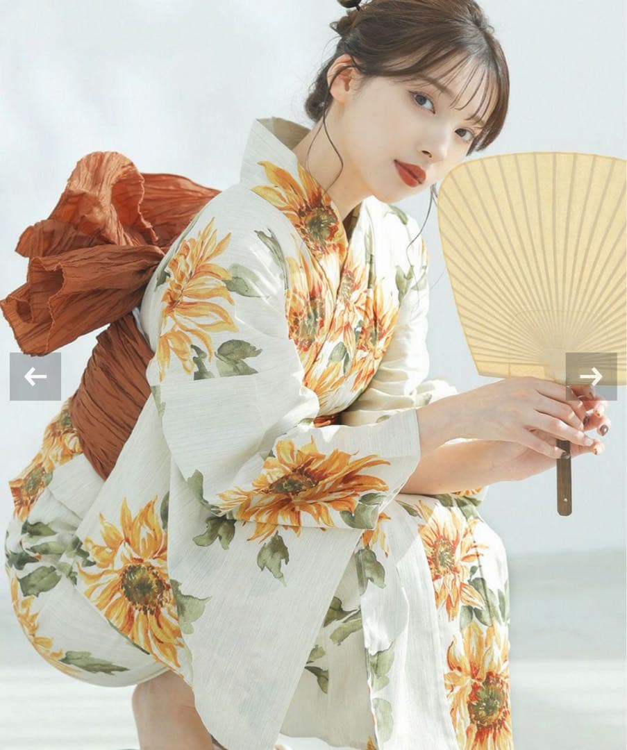 dita 浴衣 夏色の向日葵しらべ