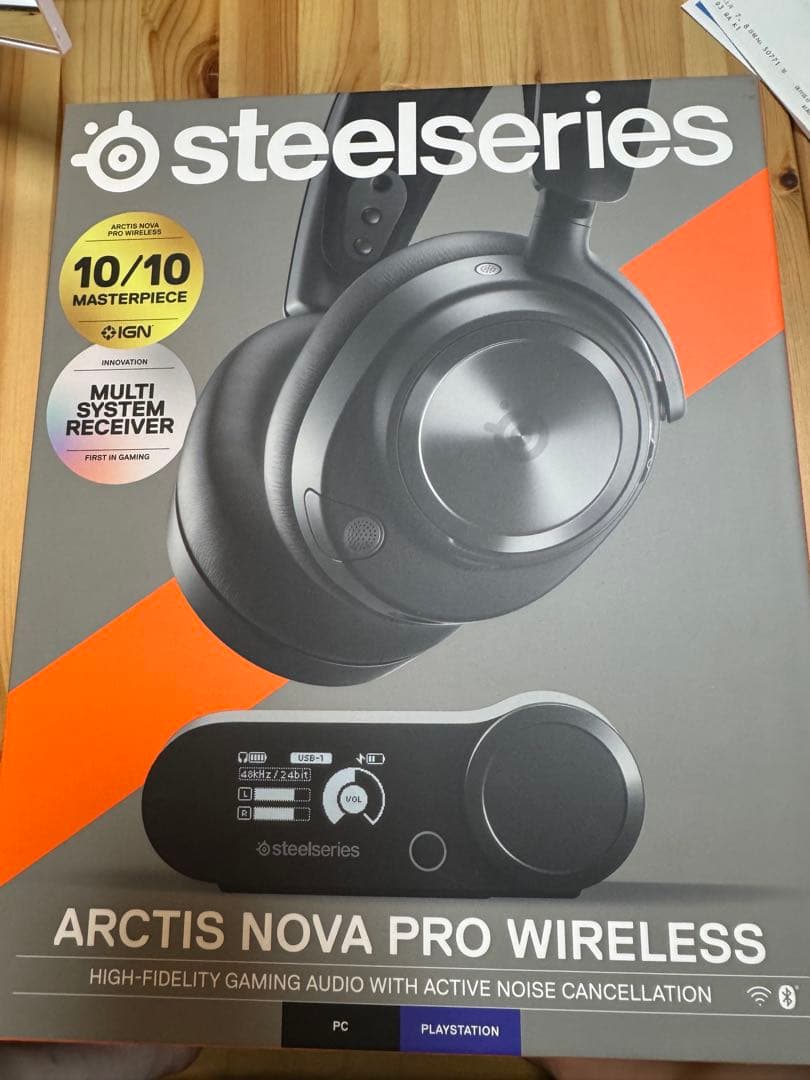 中古品 SteelSeries ワイヤレス ゲーミングヘッドセット