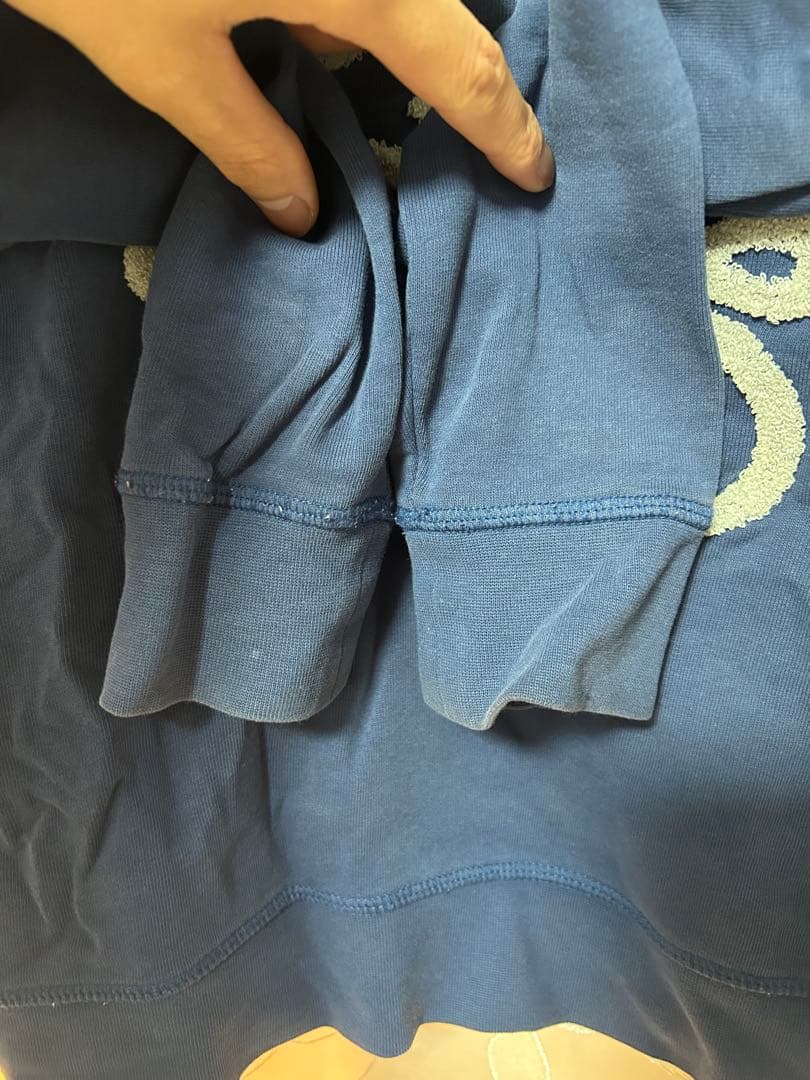 LOEWE ネイビー トレーナー ロゴ刺繍