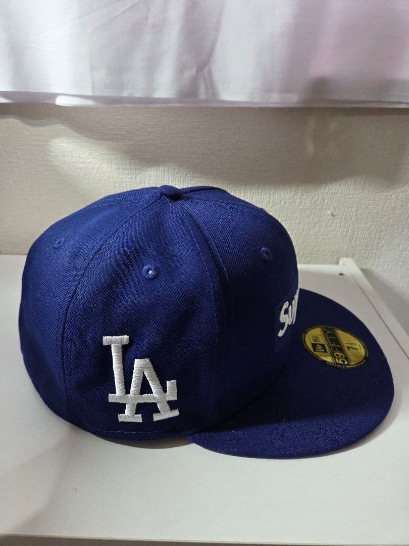 Supreme LA 59FIFTY キャップ ネイビー
