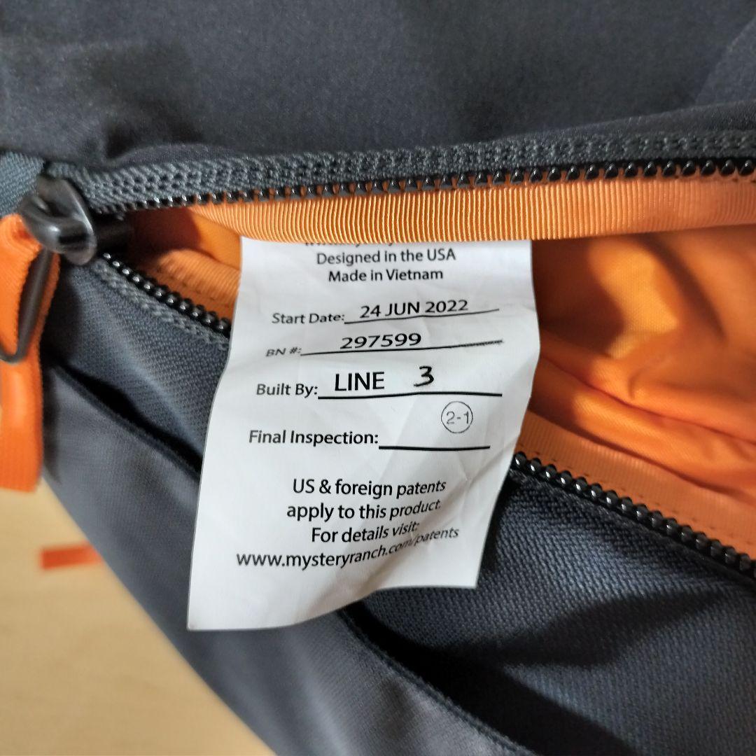 ミステリーランチ DISTRICT ディストリクト24 ブラック 美品