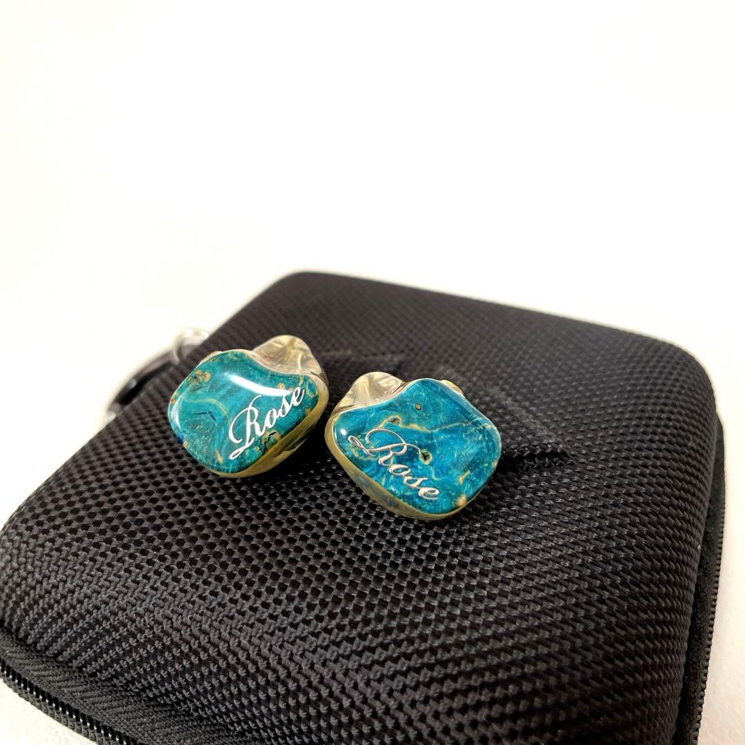 ROSE br5 mk2 リケーブル可能イヤホン　ブルー