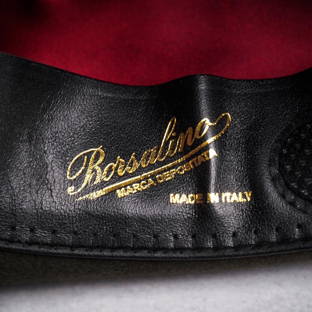 Borsalino Rain Proof Line ファーフェルト中折れハット
