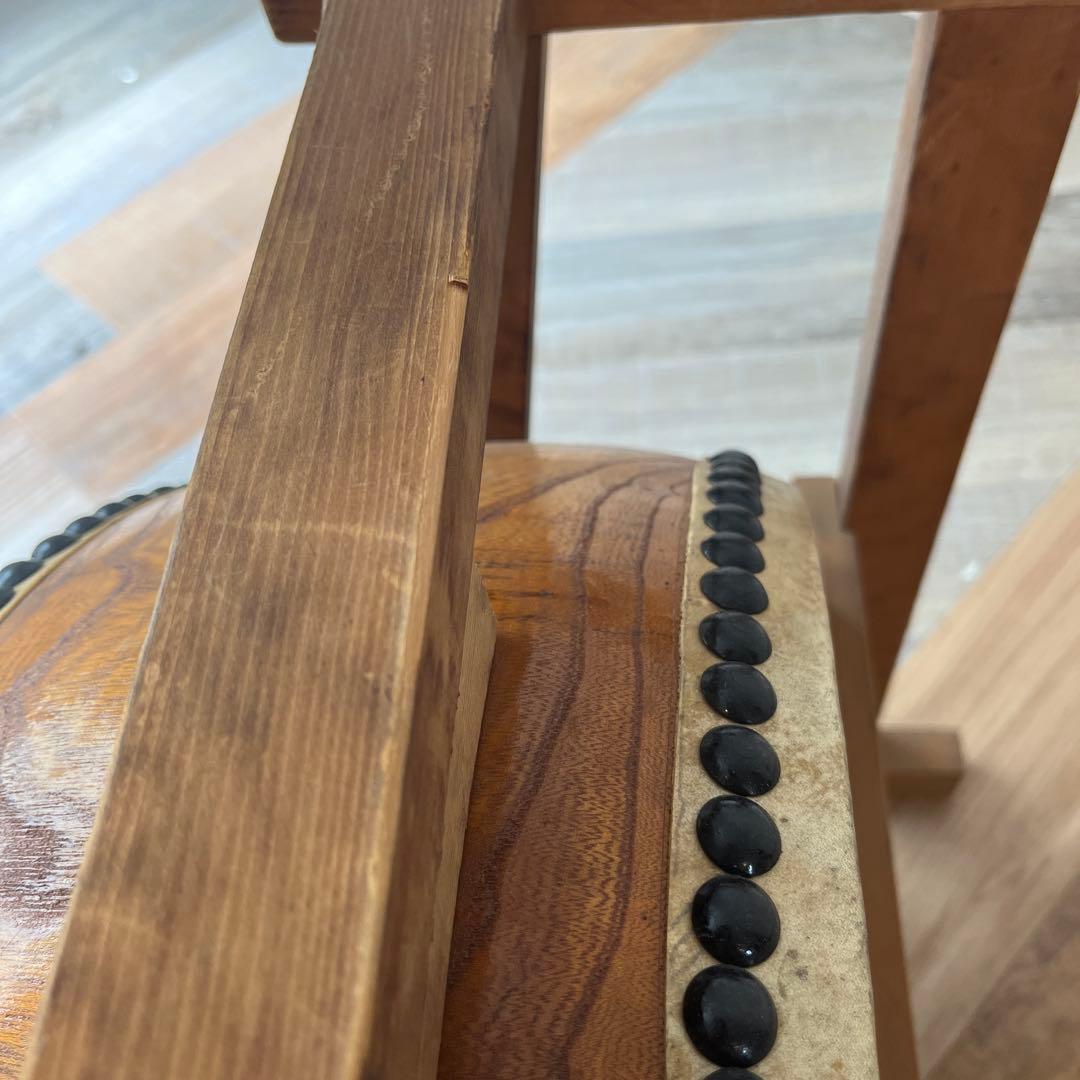 和太鼓　平胴太鼓　面1尺4寸　胴6寸　台付