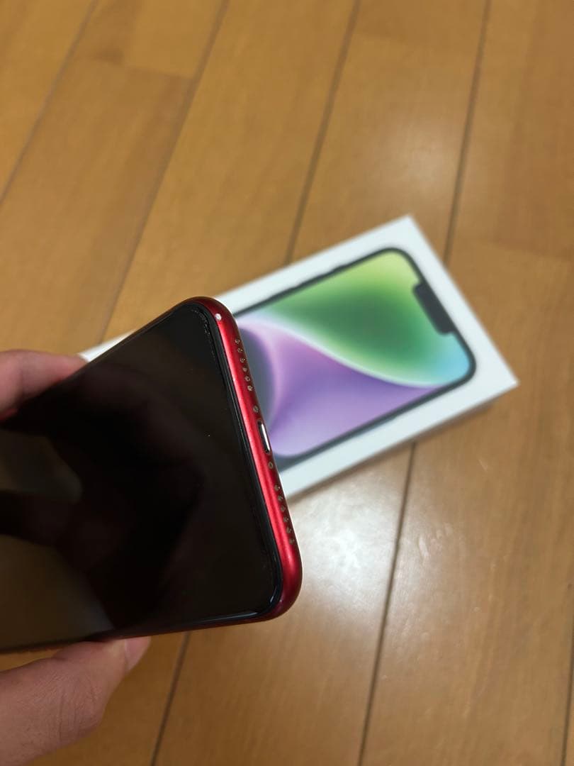 【SIMフリー】【初期化済】【美品】iPhoneXR 赤　※箱付き