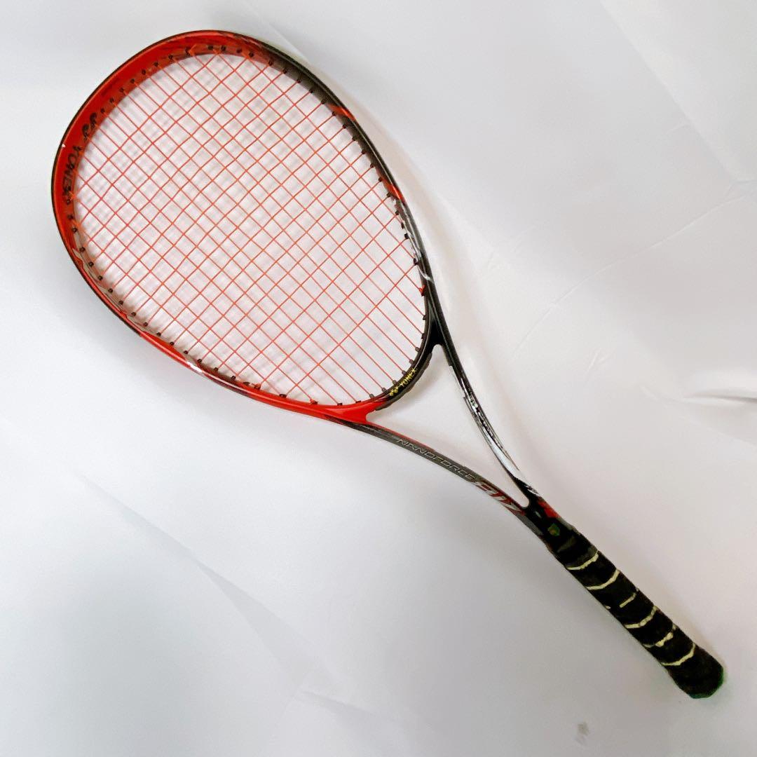 ヨネックス　NANOFORCE 8V REV ナノフォース8Vレブ　UL1 赤黒