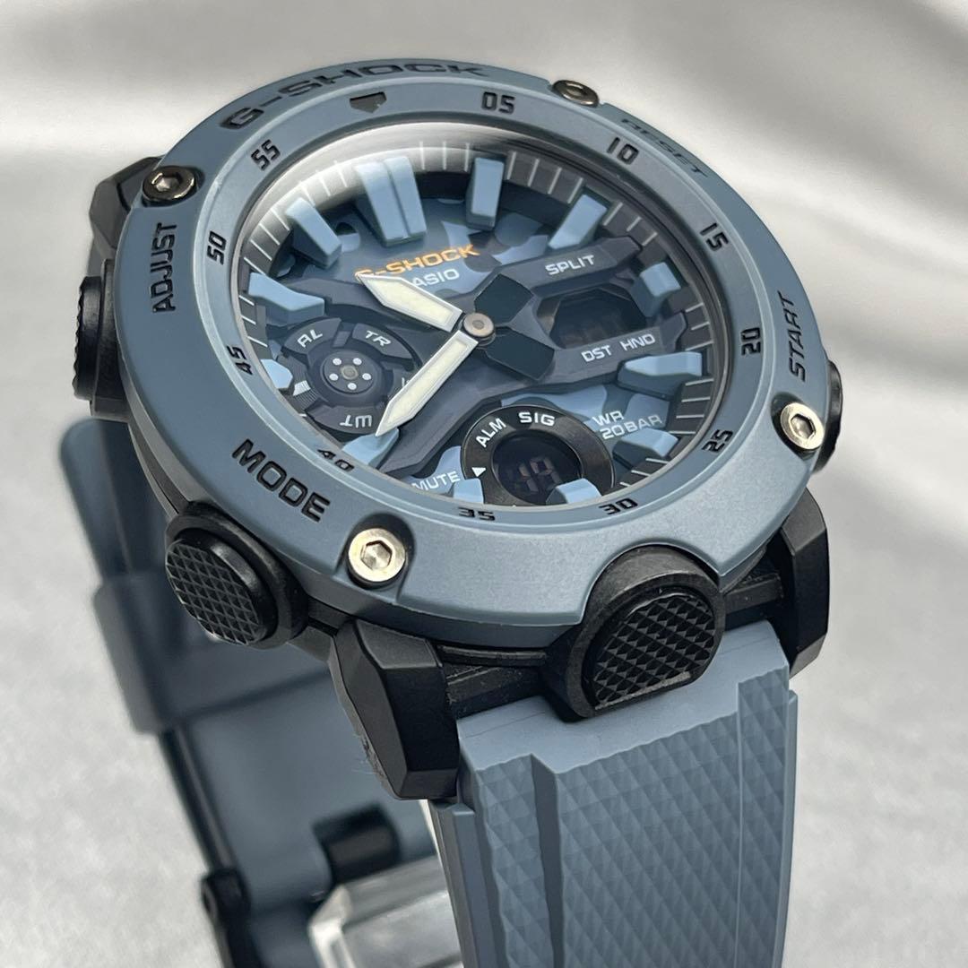 CASIO G-SHOCK GA-2000 カモフラージュ文字盤 【美・稼動品】