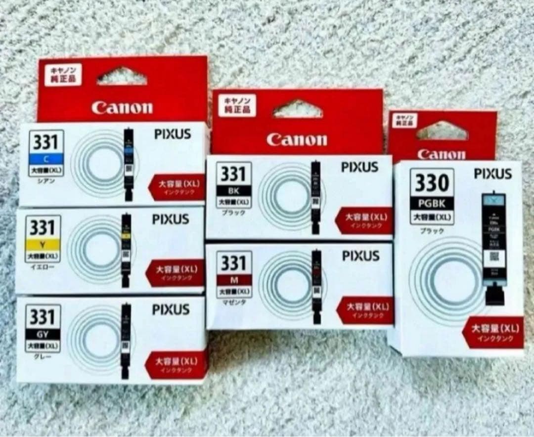 Canon 大容量　330XL 331XL 6色　1セット 純正インク　新品