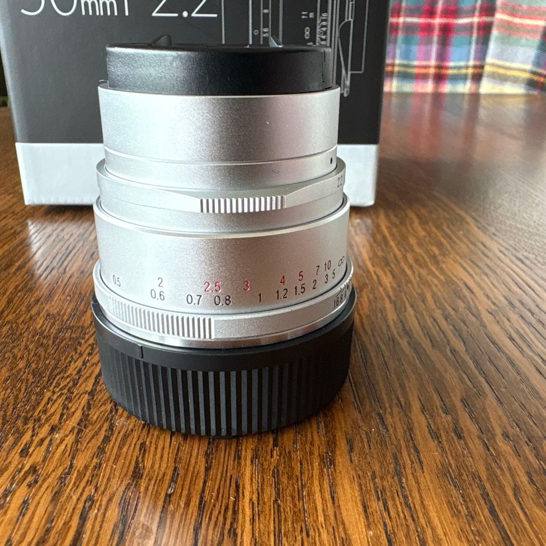 COLOR-SKOPAR 50mm F2.2 VM Silver 保証付き