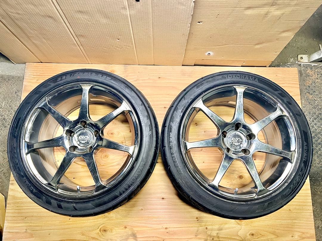 AVS MODEL 7 Limited 17インチ クロームメッキ 2本 当時物