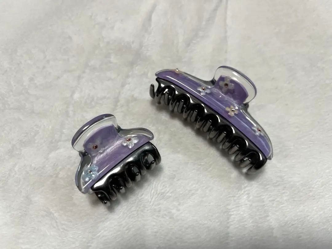 acca ダブルフェイスヘアクリップ 中小セット