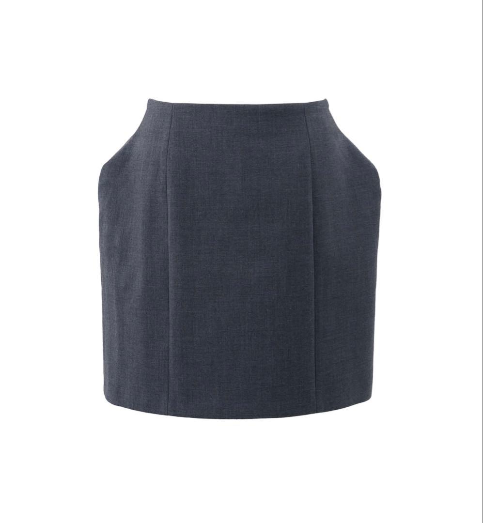 【新品】Cygne ミニスカート Katy グレー サイズ0