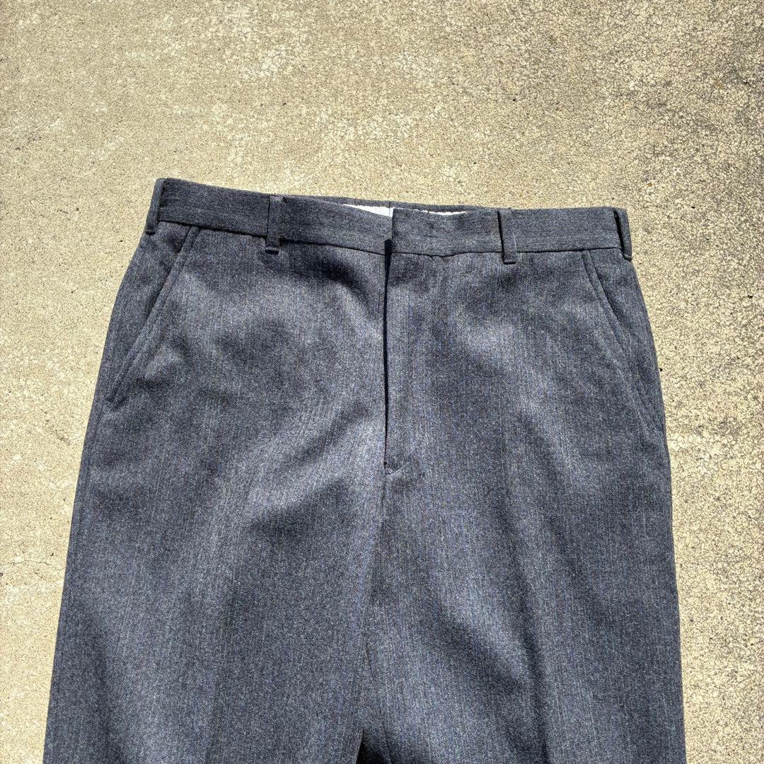 パンツ 70s-80s rocket TALON zip wool slack pant