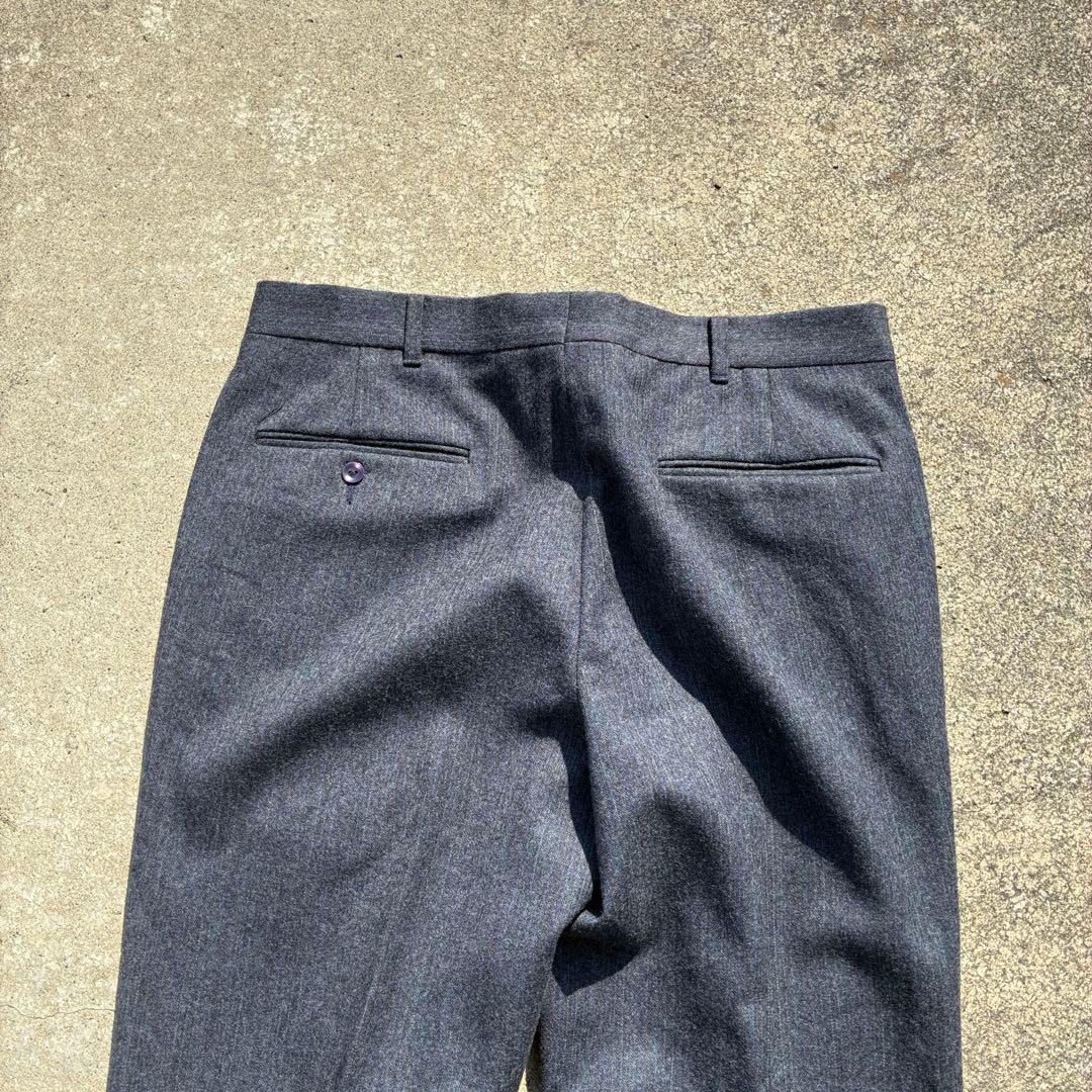 パンツ 70s-80s rocket TALON zip wool slack pant