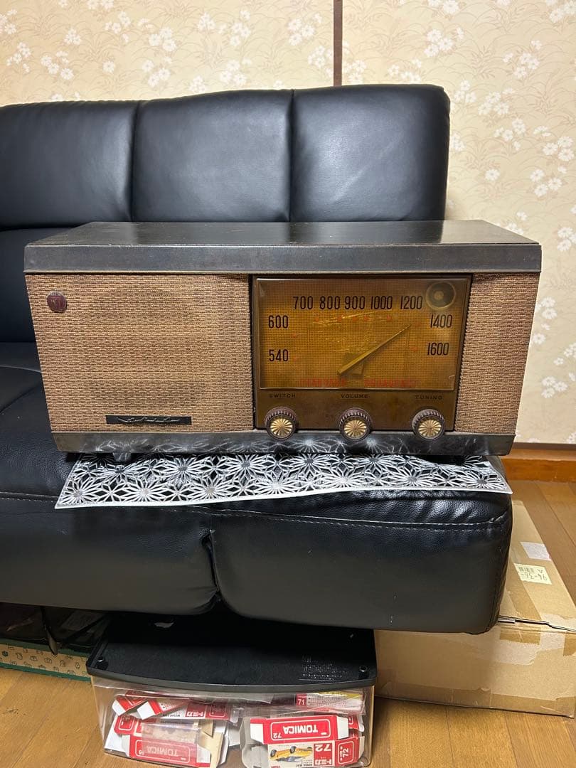 レトロ真空管ラジオ　中古現状品　レア