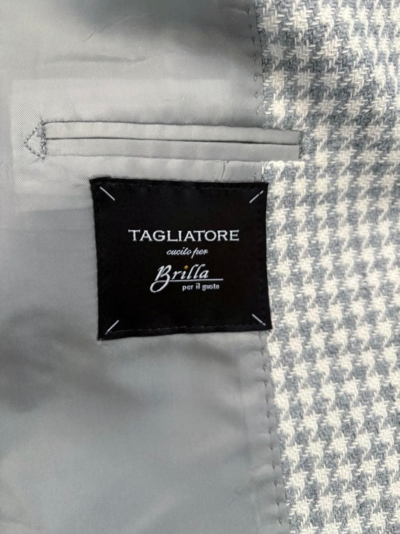 タリアトーレ Brilla 別注 ハウンドトゥース ジャケット