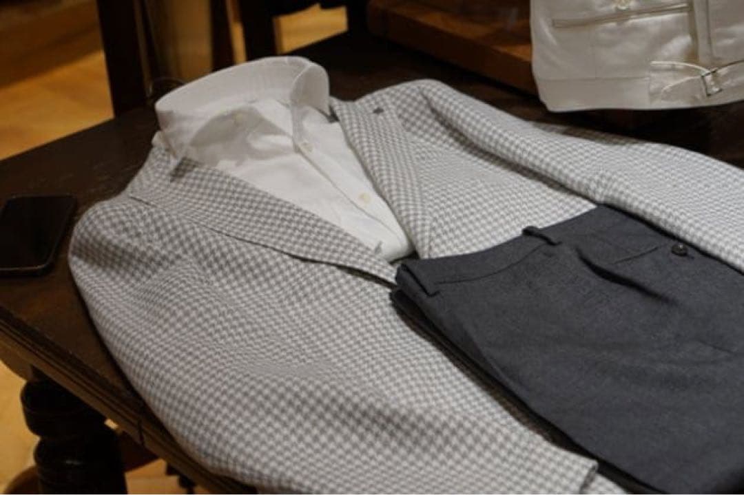 タリアトーレ Brilla 別注 ハウンドトゥース ジャケット