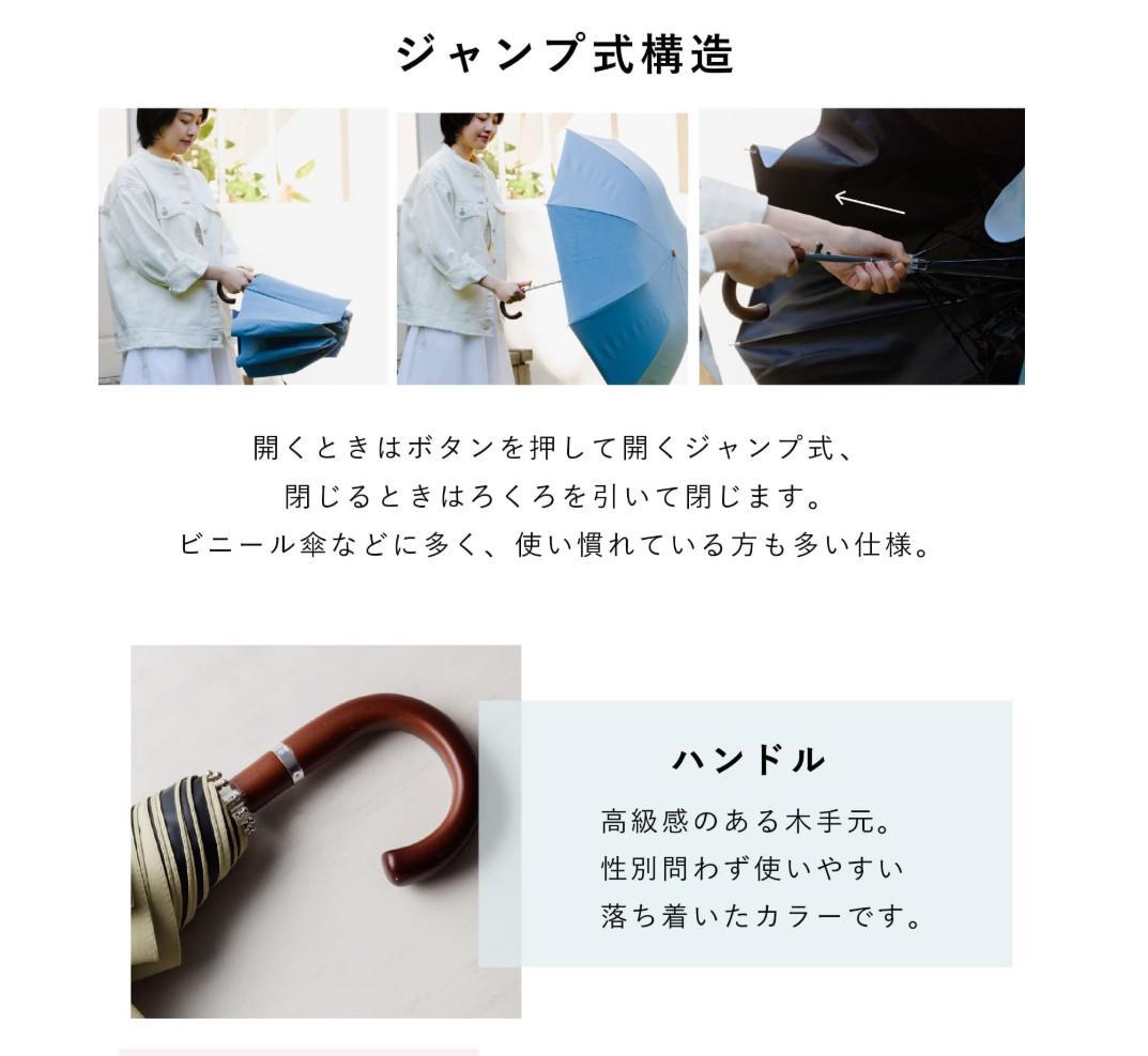 【新品未使用】COKAGE+木手元ジャンプ折　折りたたみ傘 東レサマーシールド