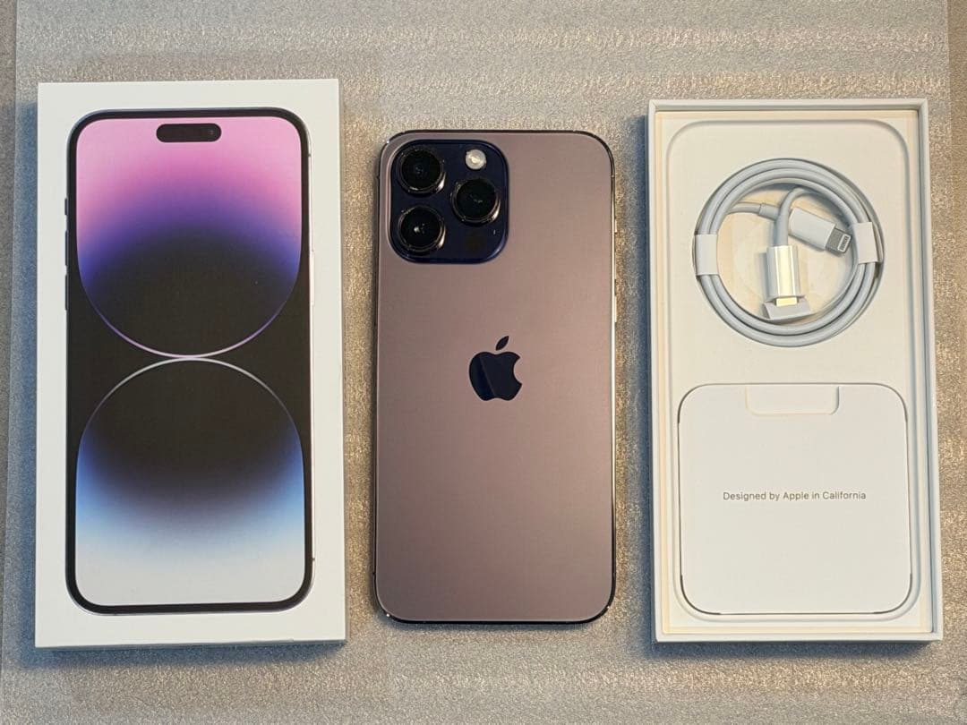 シャター音なし iPhone 14 Pro Max 256GB ディープパープル