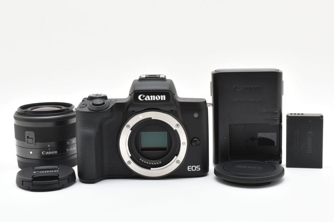 【美品】キャノン Canon EOS Kiss M 15-45mm
