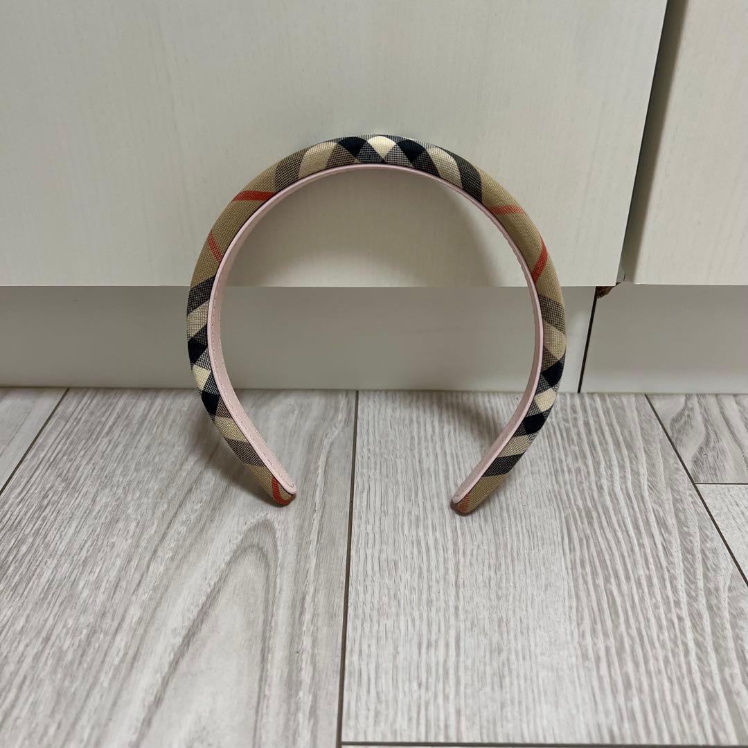 BURBERRY チェック柄カチューシャ