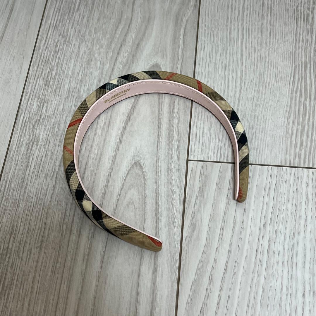 BURBERRY チェック柄カチューシャ