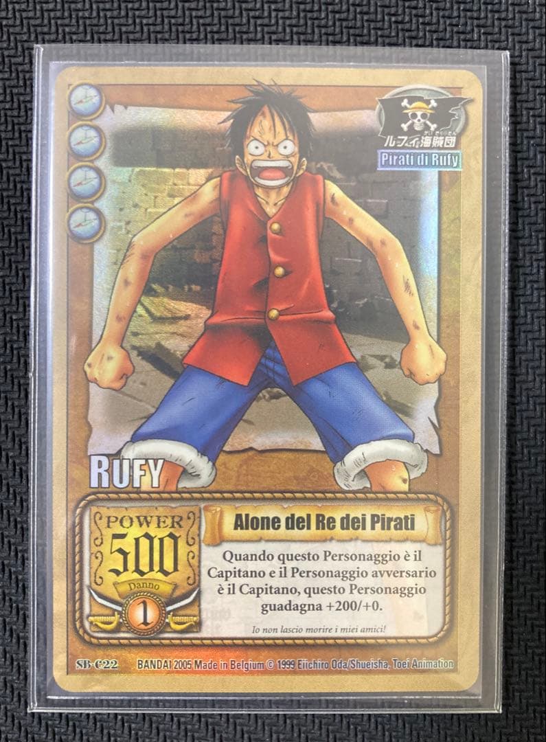 旧ワンピース　カード　ルフィ　海外版　希少　カードダス　旧裏