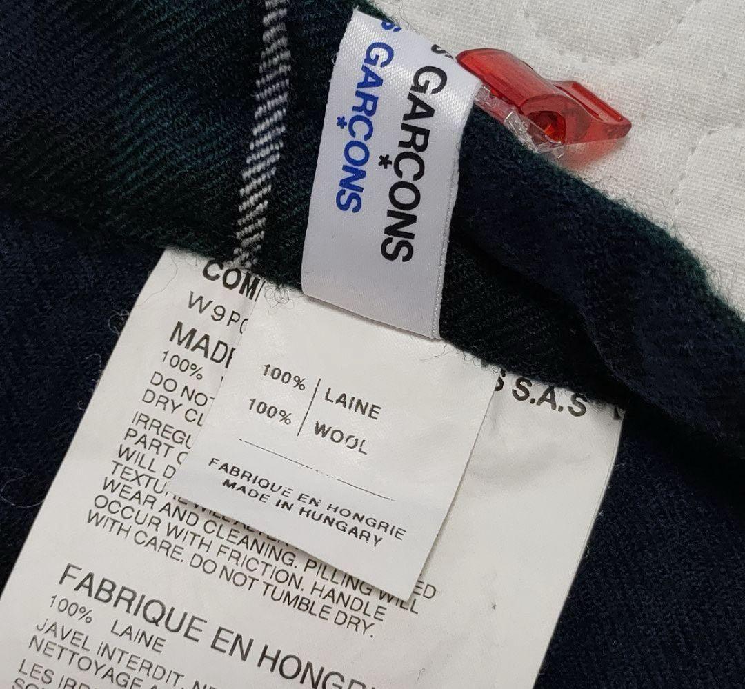 COMME des GARÇONS チェック柄サルエルパンツ