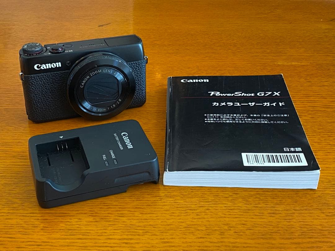 Canon PowerShot G7X 本体 充電器付 実働品 ジャンク扱い