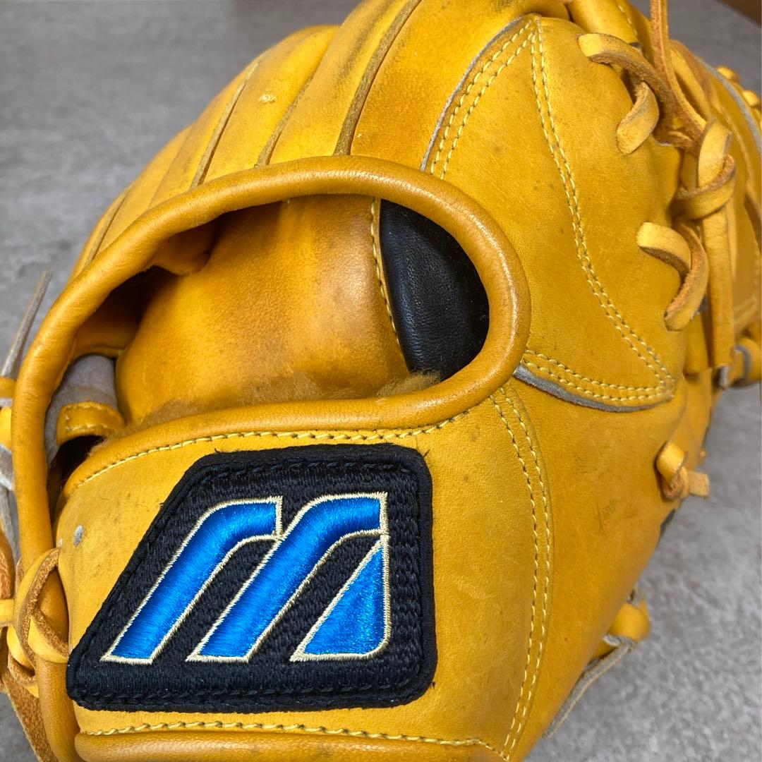 ミズノ 青ビュー 一般 大人用 硬式 内野 野球 グローブ 状態良好としてはレア