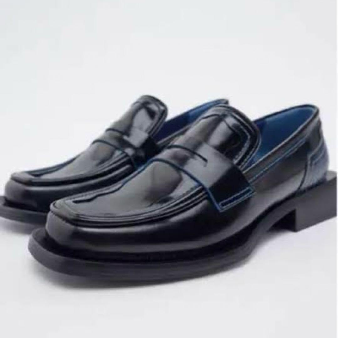 ADERERROR × ZARA レザーローファー　　　 momentum
