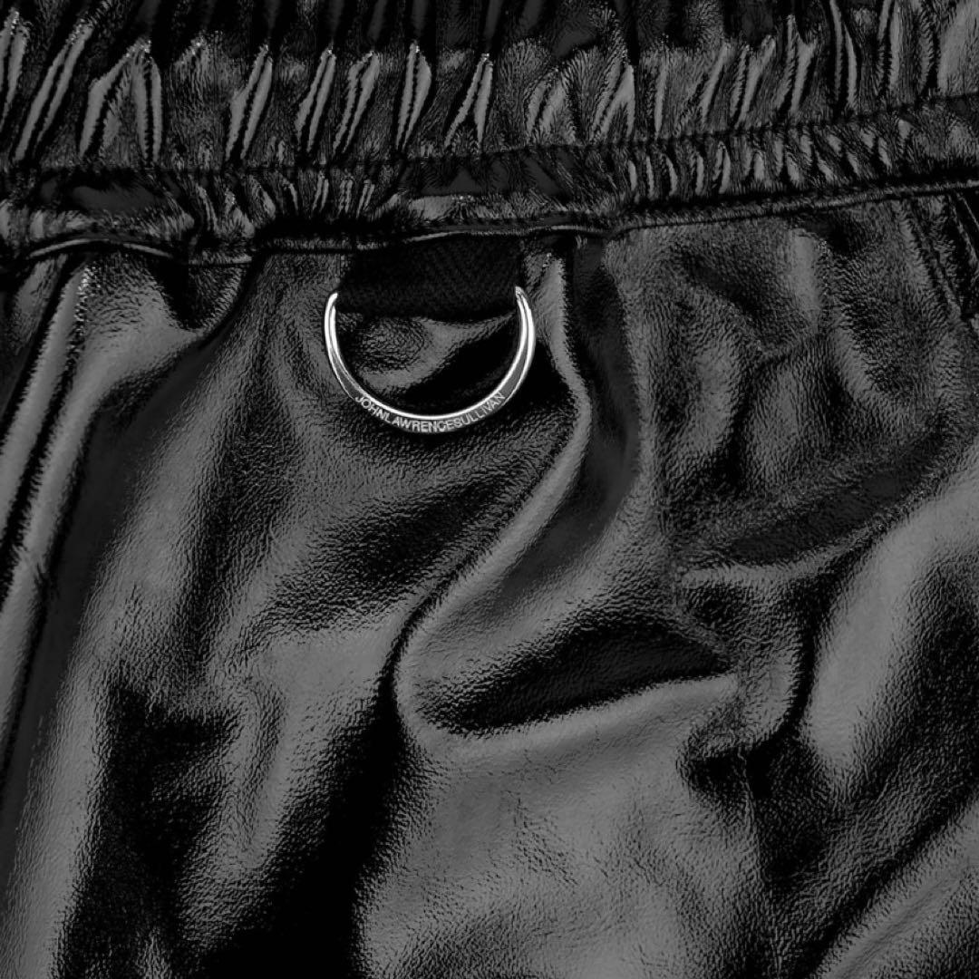 ジョンローレンスサリバン PATENT EASY PANTS サイズS ブラック