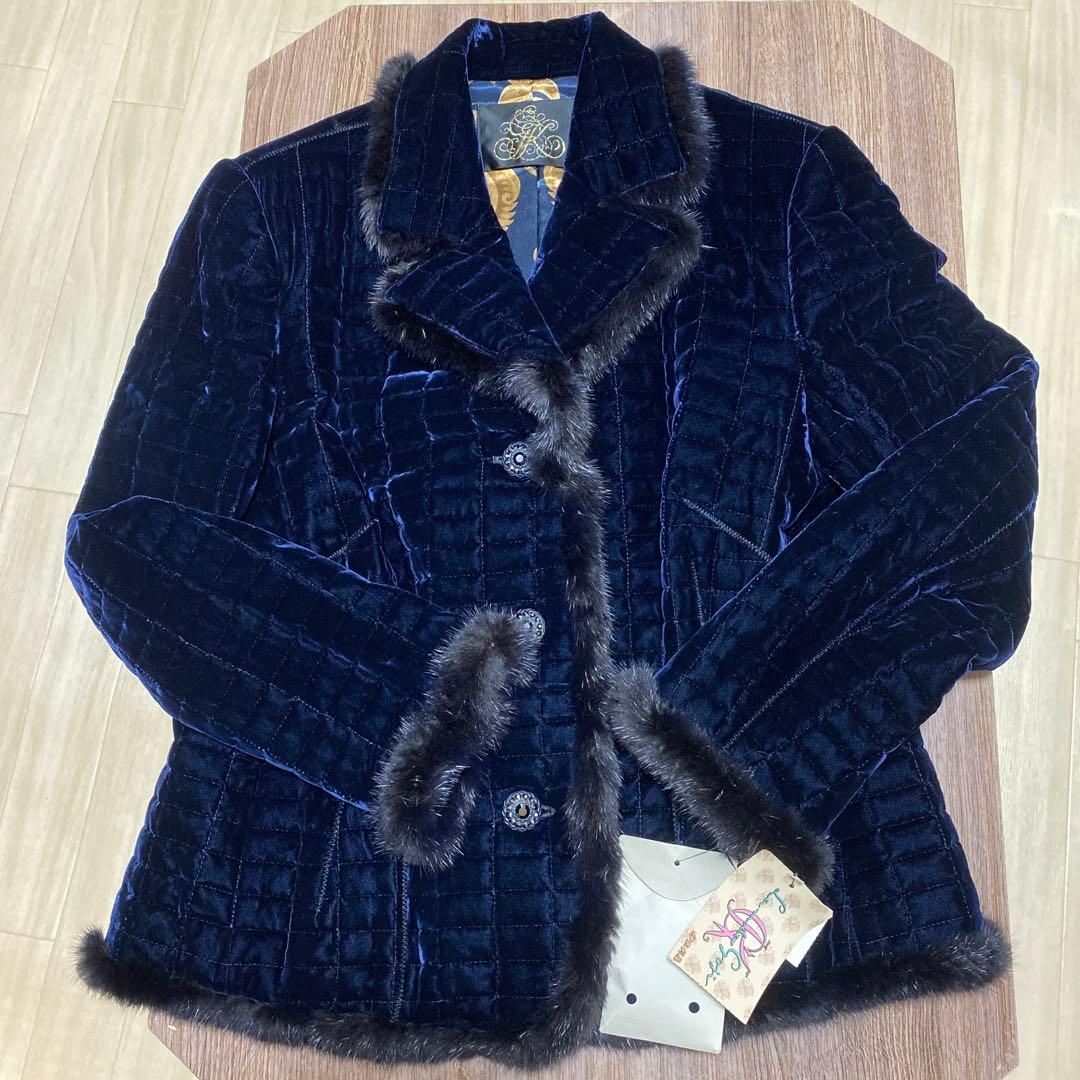 伊太利屋 テイラードジャケット 新品未使用タグ付 濃紺 サイズL 11号