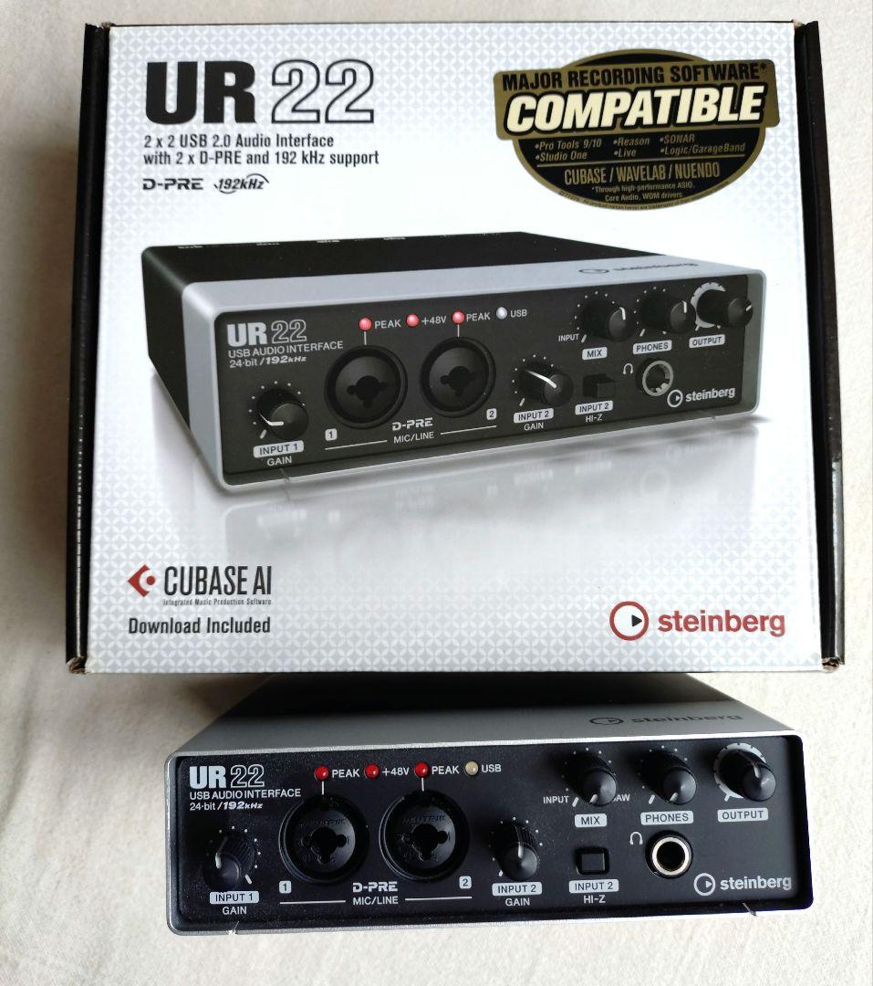 steinberg CUBASE AI UR22 オーディオインターフェース