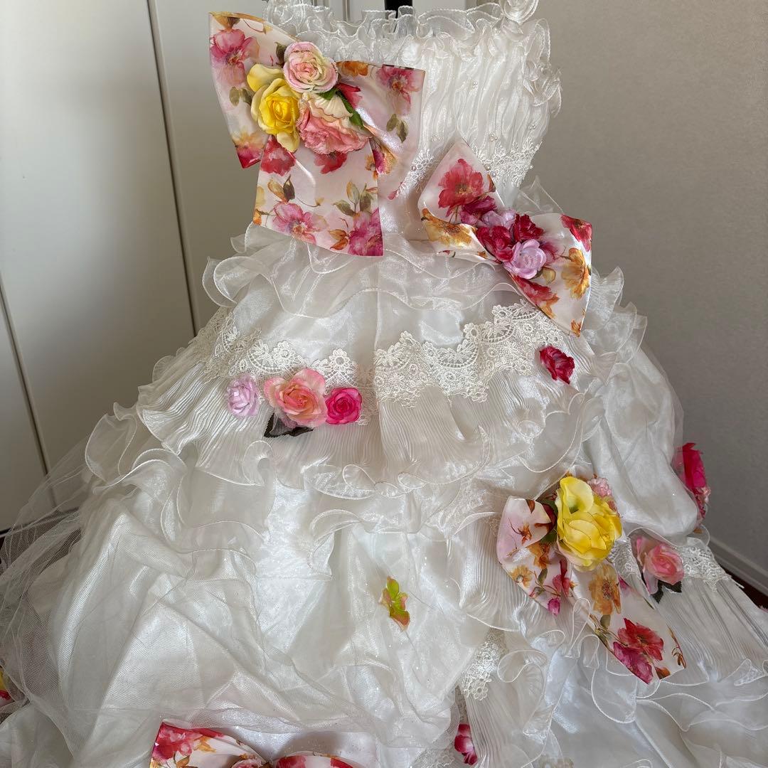 七歳　Ramoセレモニードレス　ホワイト