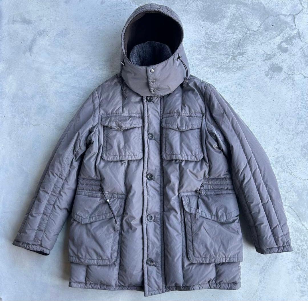 極美品 レア 茶タグ MONCLER ダウンジャケット カラコラム グレー 3